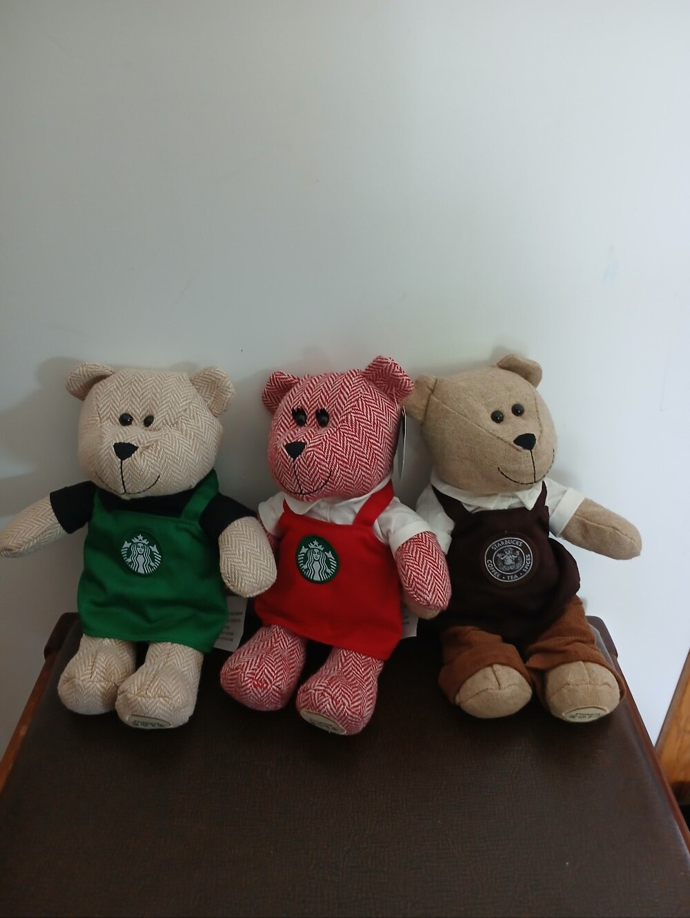 Starbucks Collectible Barrista Bears - 2016 Lot Of 2